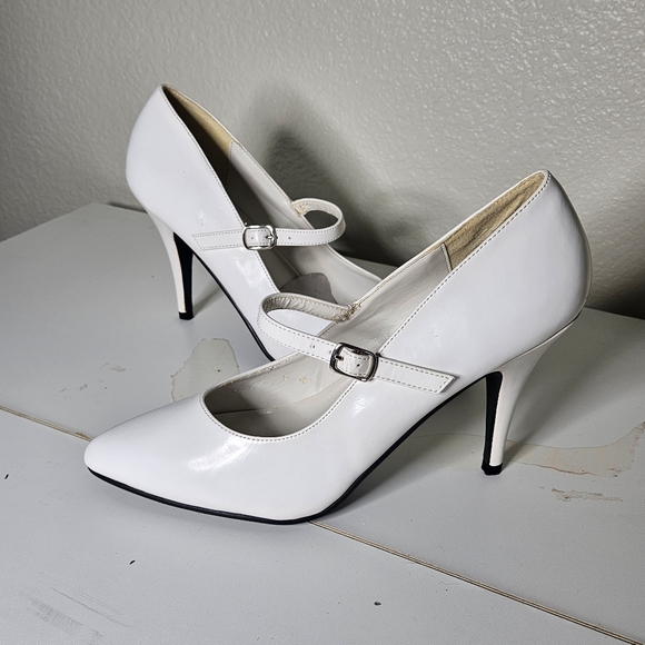 Pleaser Vanity-440 White Size 9W - Picture 3 of 8